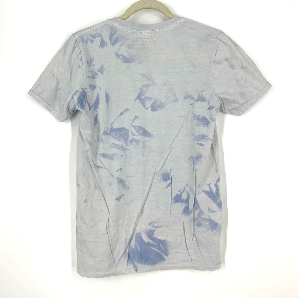 Aaliyah Portrait Band Tee Tie Dye Blue T-Shirt Medium NWOT - Picture 4 of 7